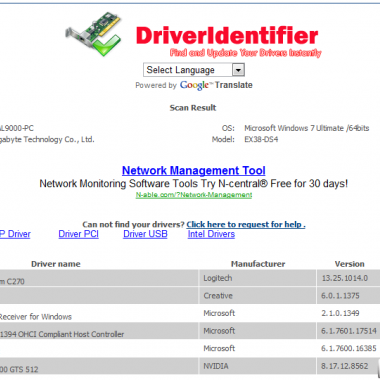 Περισσότερες πληροφορίες για "DriverIdentifier"