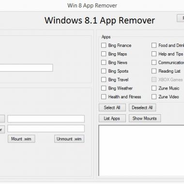Περισσότερες πληροφορίες για "Windows 8 App Remover"