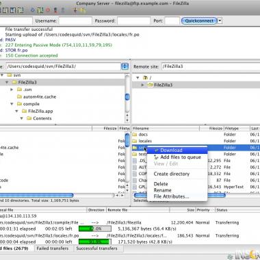 Περισσότερες πληροφορίες για "FileZilla"