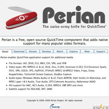 Περισσότερες πληροφορίες για "Perian"