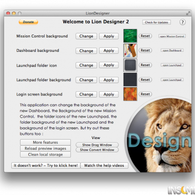 Περισσότερες πληροφορίες για "Lion Designer"