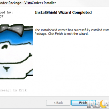 Περισσότερες πληροφορίες για "Vista Codec Package"