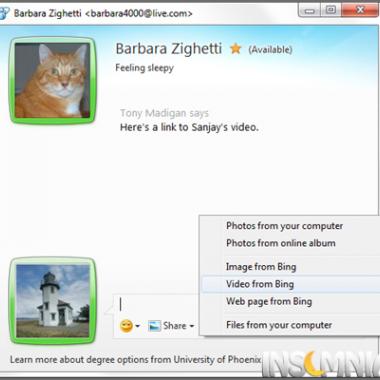 Περισσότερες πληροφορίες για "Windows Live Messenger 2011"